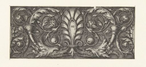 Frieze with a Palmette Between Leaf Scrolls