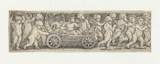 Frieze with a Triumphal Chariot Containing the Young Bacchus