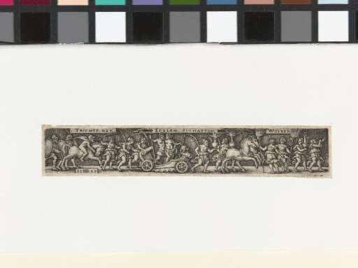 Frieze with a Man and a Woman in a Triumphal Chariot