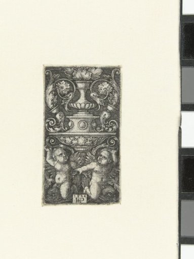 Flat Decoration with Two Putti