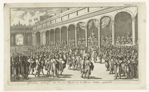 Signing of the peace treaty between the Republic and Algiers, 1622
