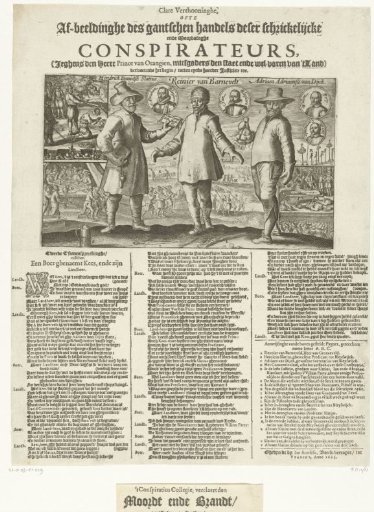The three main figures in the conspiracy against Maurice, 1623