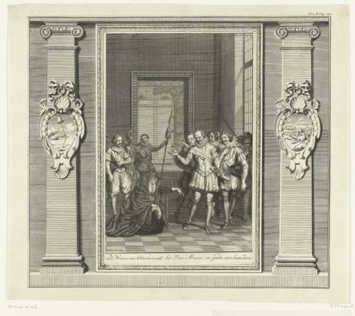 The widow of Johan van Oldenbarnevelt begs Maurice for mercy for her son Reinier, 1623