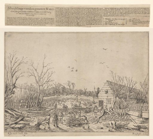 Repair of the breached dike at Vianen, 1624