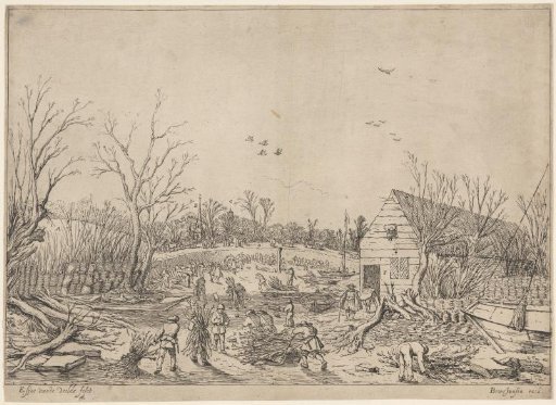 Repair of the breached dike at Vianen, 1624