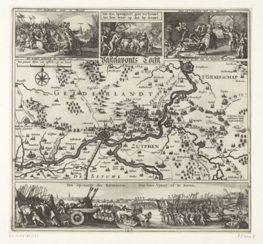 The Raid of Hendrik van den Bergh in the Veluwe, 1624