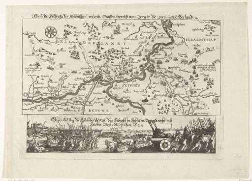 The Raid of Hendrik van den Bergh in the Veluwe (copy), 1624