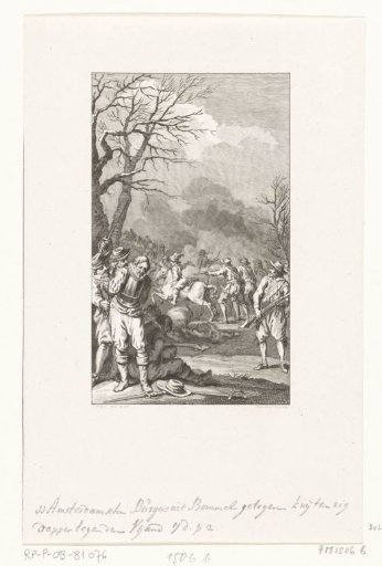 Eleven Amsterdam Citizens Fight Against the Army of Hendrik van den Bergh in the Veluwe, 1624