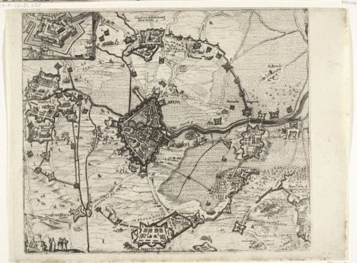 Map of the Siege of Breda, 1624