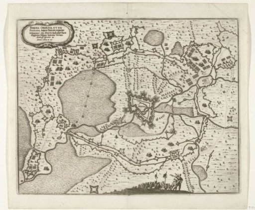 Map of the Siege of Breda, 1624-1625