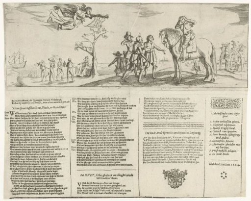 Satirical print on the shortage of money of Spinola, 1624