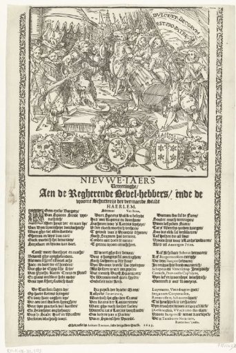 New Year's print of the Haarlem civic guard, 1625
