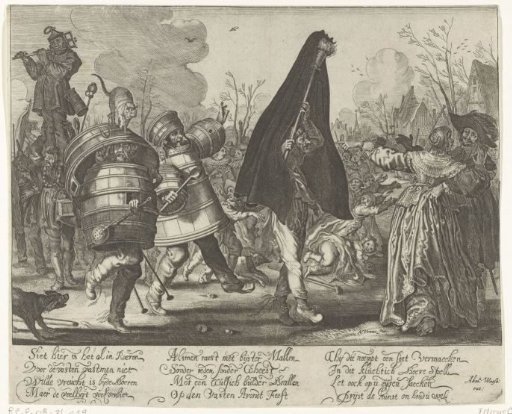 Carnival procession, ca. 1625.