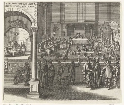 Frederick Henry takes the oath as Stadtholder and takes his seat in the States of Holland, 1625