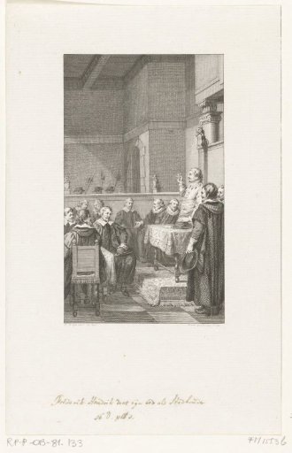 Frederick Henry takes the oath as Stadtholder, 1625