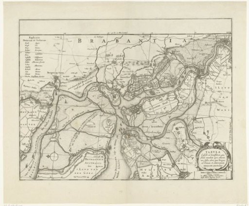 Forts on the Ooster- and Westerscheld, 1627