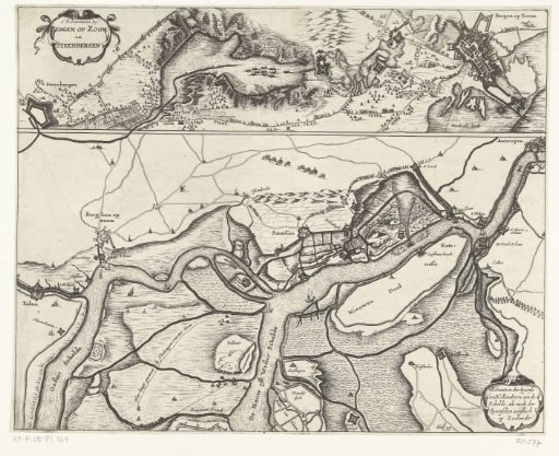 Fortifications during the Siege of Bergen op Zoom in 1622 and the fortifications along the Scheldt in 1627