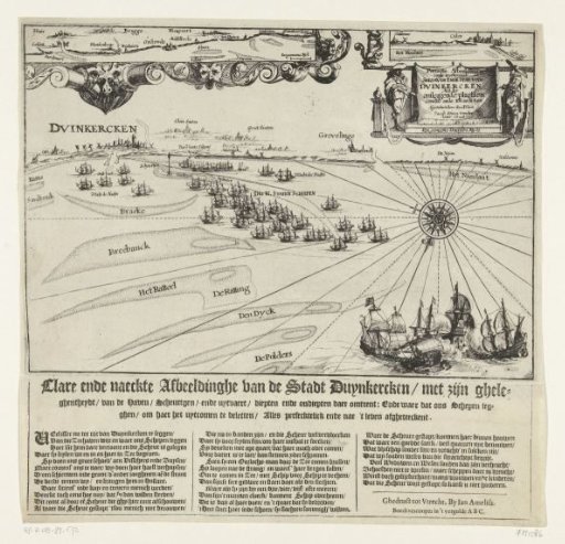 States fleet lying off Dunkirk, 1628