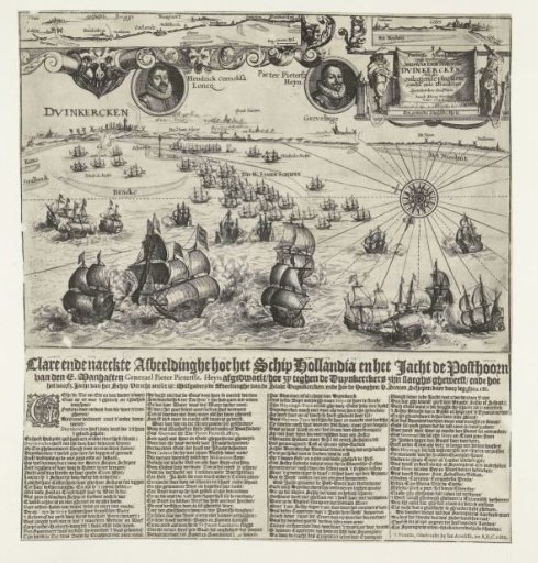 States fleet lying off Dunkirk, 1628
