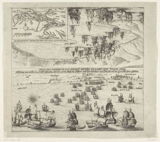 Piet Hein in battle with the Dunkirkers, 1628