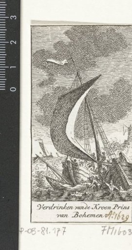 The Crown Prince of Bohemia drowns on the IJ, 1629