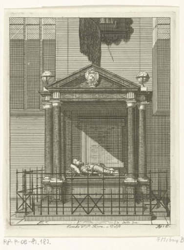 Tomb of Piet Hein in Delft, 1629