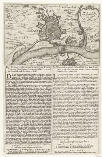Capture of Wesel (corrected version), 1629