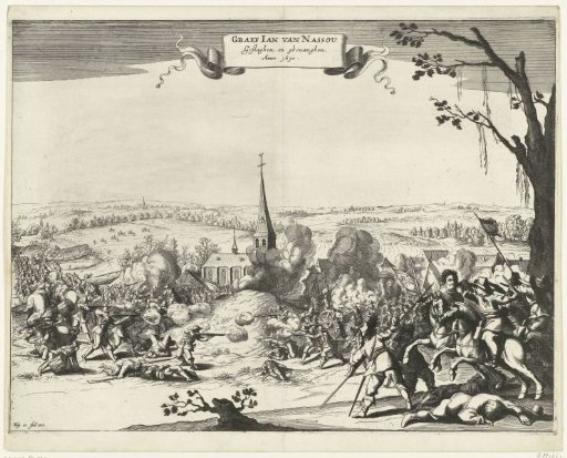 Capture of Johan VIII, Count of Nassau-Siegen during fighting at Wesel, 1630