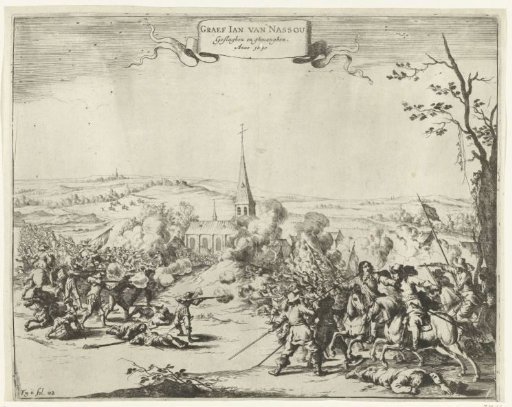 Capture of Johan VIII, Count of Nassau-Siegen during fighting at Wesel, 1630