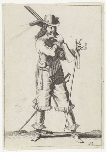 Soldier Taking His Musket from His Shoulder, ca. 1645