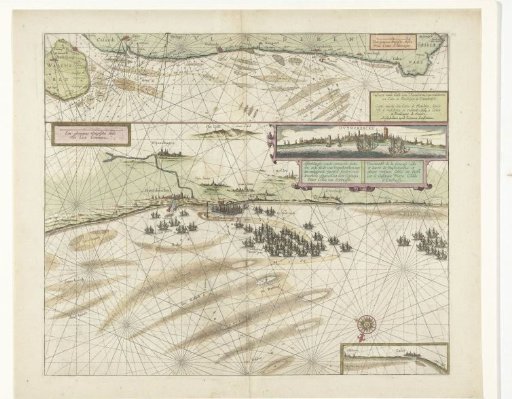 Map of the coast near Dunkirk and of the Flemish coast from Walcheren to Boulogne, 1631