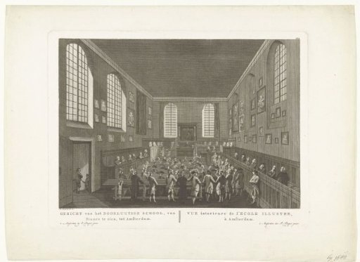 Interior of the Athenaeum Illustre in Amsterdam