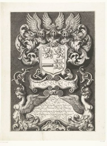 Coat of arms of Ernst Casimir, Count of Nassau-Dietz, 1632