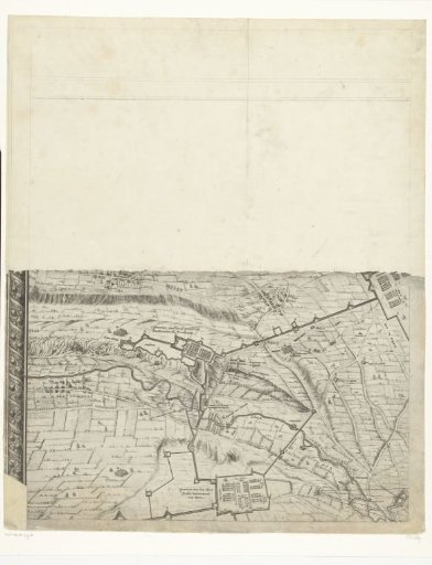 Large map of the siege of Maastricht, 1632, plate 1