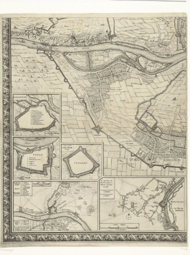 Large map of the siege of Maastricht, 1632, plate 4