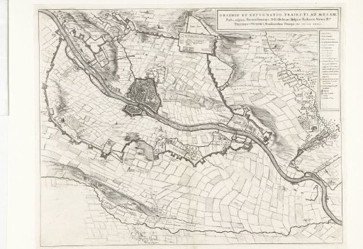Map of the Siege of Maastricht, 1632