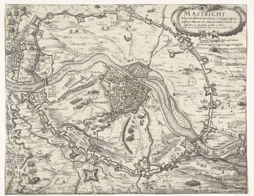 Maastricht besieged by Frederick Henry, 1632
