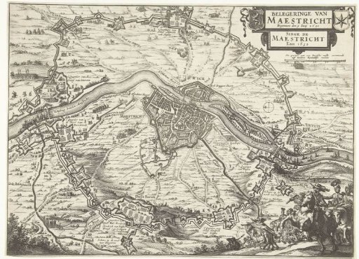 Maastricht besieged by Frederick Henry, 1632