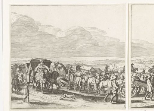 Withdrawal of the Spanish army from Maastricht, 1632 (plate 3)