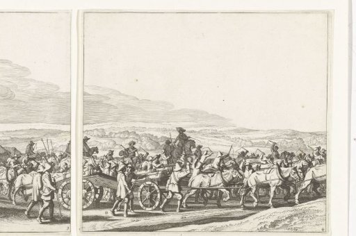 Withdrawal of the Spanish army from Maastricht, 1632 (plate 4)