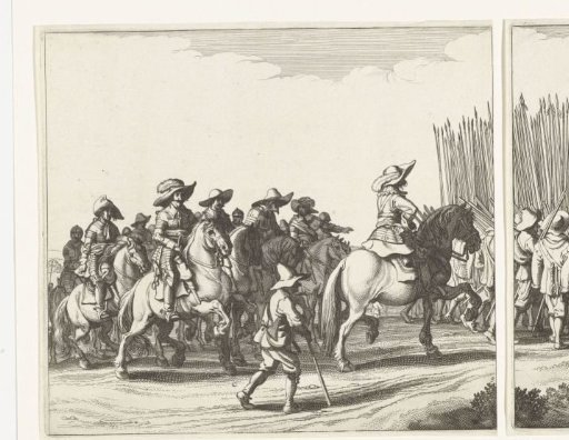 Withdrawal of the Spanish army from Maastricht, 1632 (plate 5)