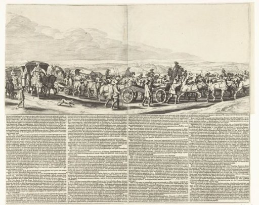 Withdrawal of the Spanish army from Maastricht, 1632 (plates 3 and 4)