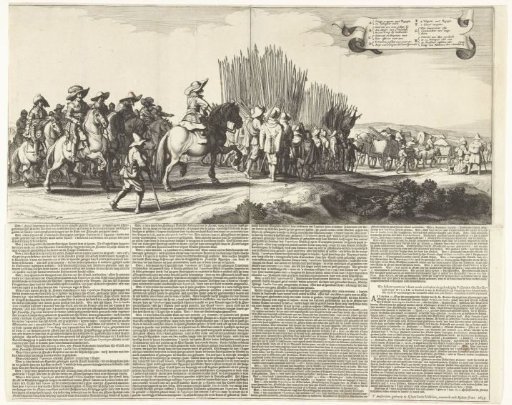 Withdrawal of the Spanish army from Maastricht, 1632 (plates 5 and 6)