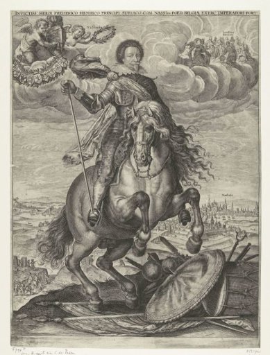 Allegorical equestrian portrait of Frederick Henry after the capture of Maastricht, 1632