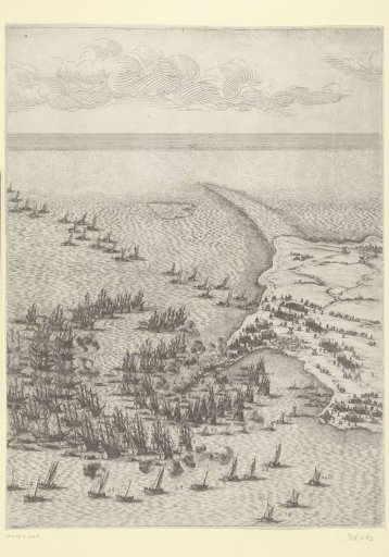 Siege of Saint Martin on the Île de Ré, July–November 1627 (central map, upper left section)