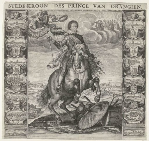 Allegorical equestrian portrait of Frederick Henry after the capture of Maastricht, 1632