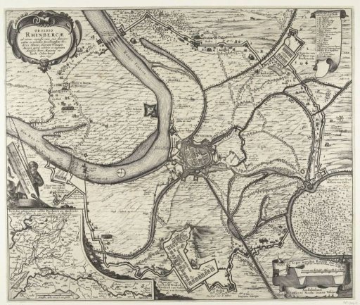 Map of the conquest of Rijnberg, 1633
