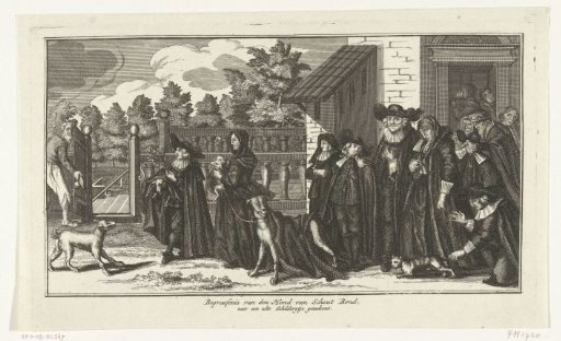 Funeral of the dog of the bailiff Bondt, 1634