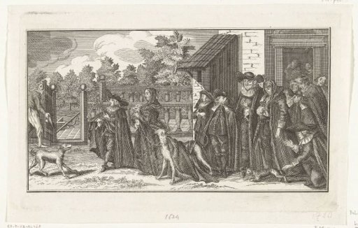 Funeral of the dog of the bailiff Bondt, 1634
