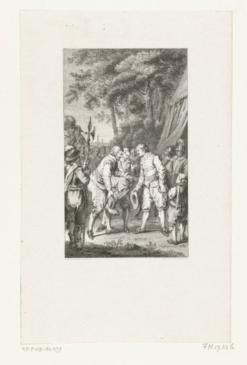 Frederick Henry Welcomed as Field Marshal in the French Army, 1635